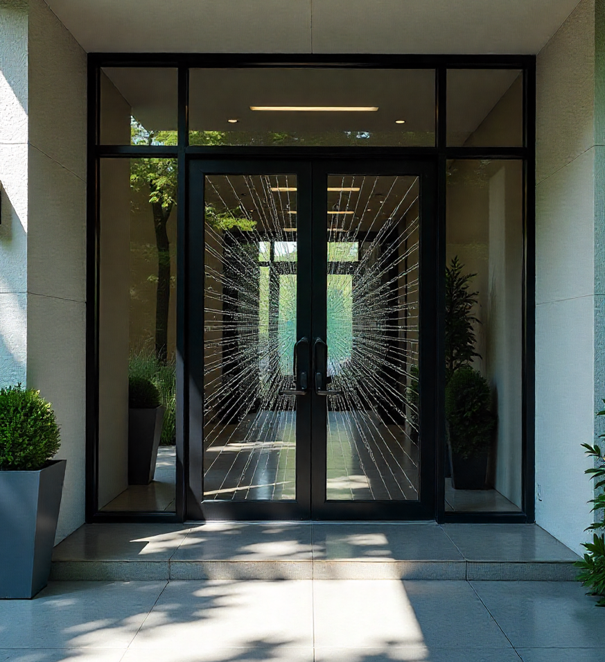 resi broken glass door img